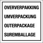 Overpack in 4 languages on a roll 1000 pieces