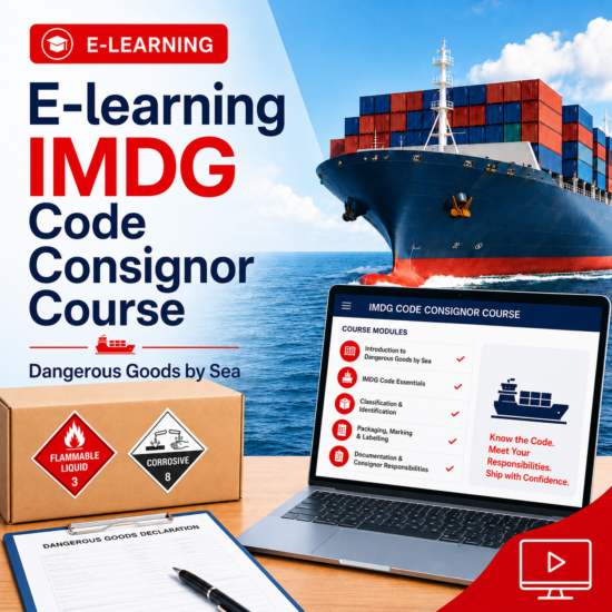 E-learning IMDG code Consignor Course (English)