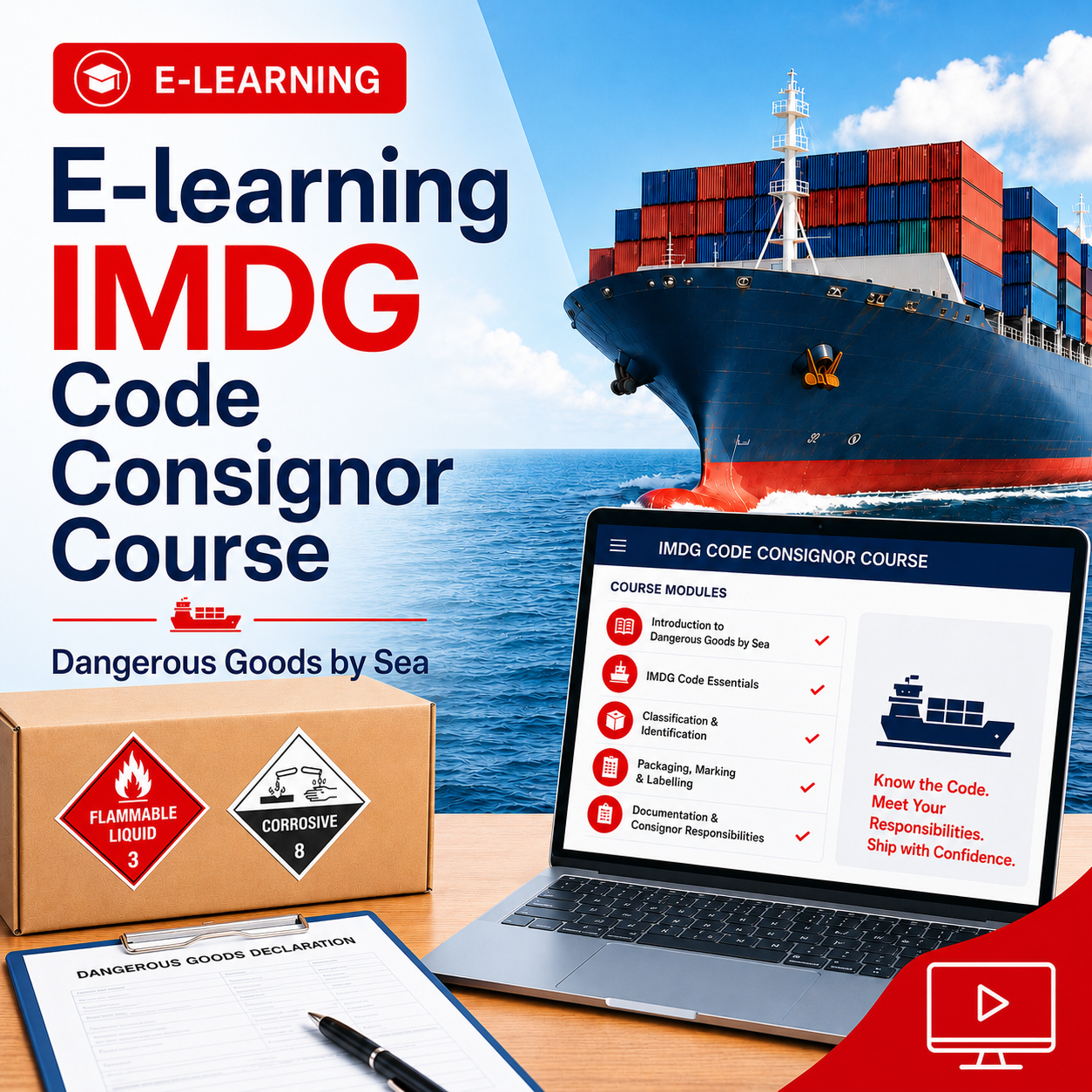 E-learning IMDG code Consignor Course (English)