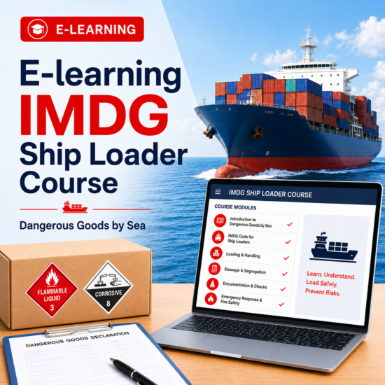 E-learning IMDG code Ship loader Course (English)